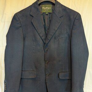 Norm Thompson Men's Navy Blazer – Size 40R – Classic Fit